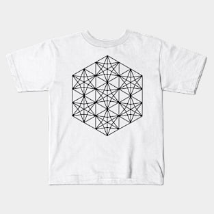 Kasane Rindo Traditional Japanese Pattern - Hex Kids T-Shirt